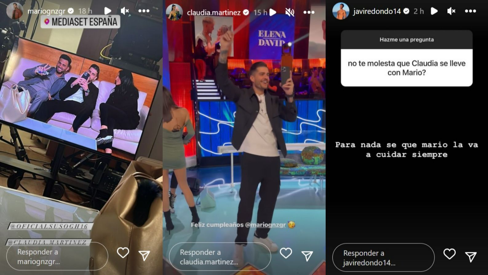 Javi Redondo habla de la amistad entre Mario González y Claudia Martínez