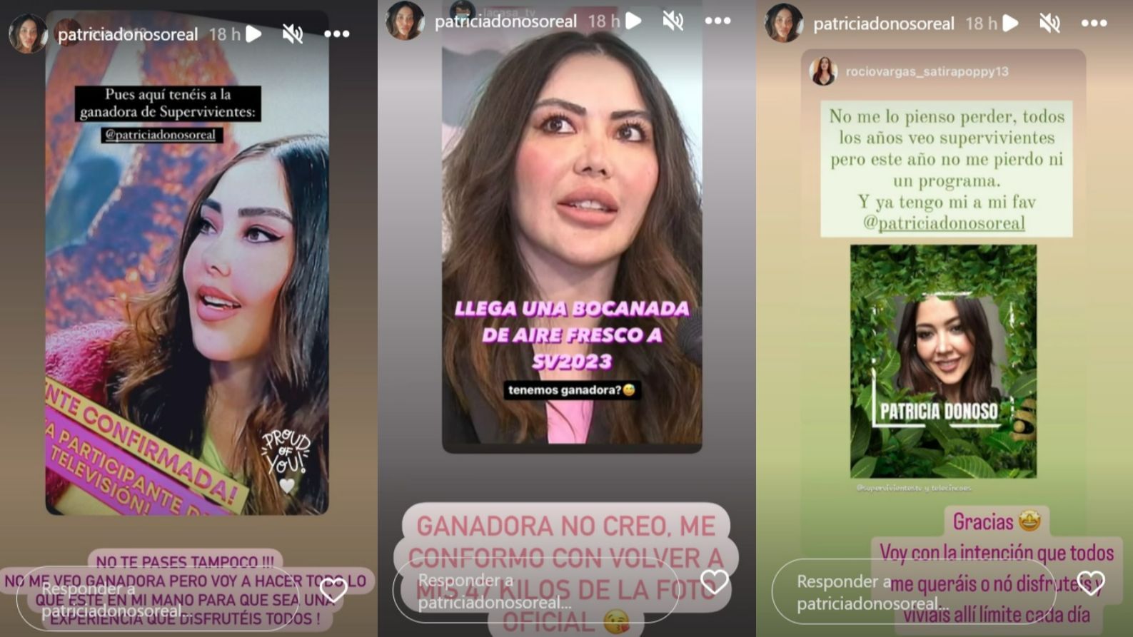 Patricia Donoso admite que no imagina ganando 'Supervivientes'