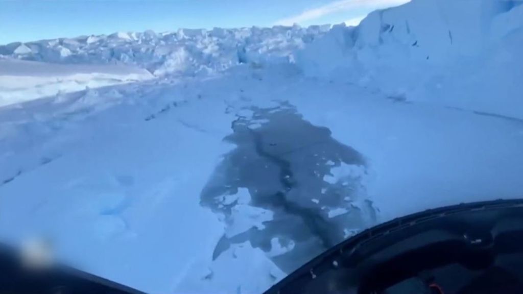 Alerta por las grietas en los glaciares de la Antártida: el nivel del mar puede subir tres metros a final de siglo