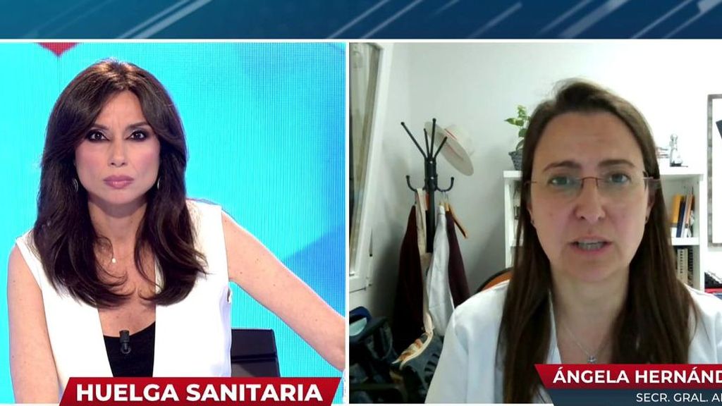 Ángela Hernández (Amyts) habla con Marta Flich