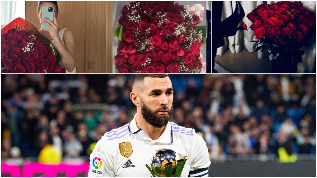 Benzema y su lado más romántico: regala rosas por San Valentín a su esposa y a sus dos ex parejas