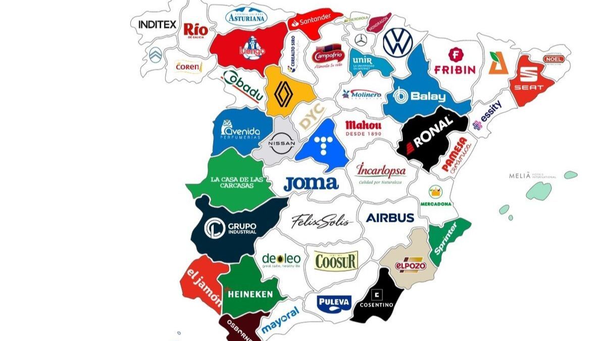 Las empresas más importantes de España provincia a provincia