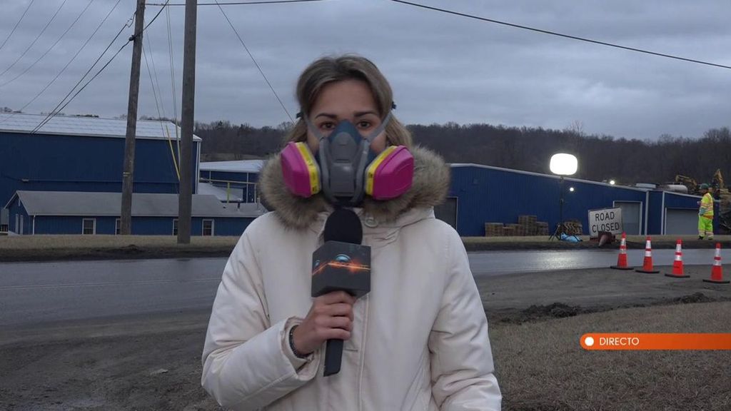 'Horizonte' viaja al epicentro del 'Chernóbil' de Ohio: "Se huele el olor a quemado"