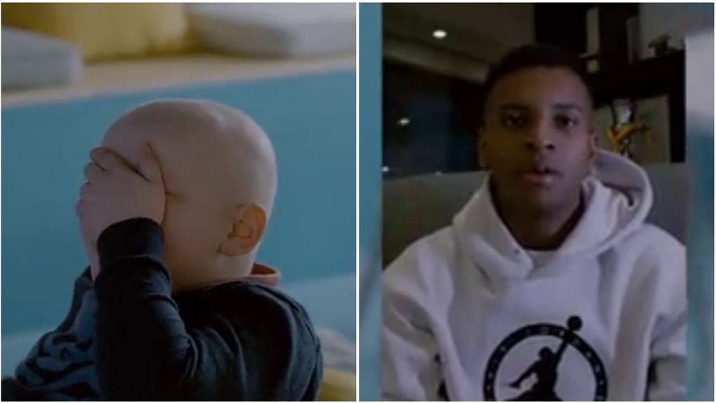 Rodrygo sorprende a Ignacio, un niño enfermo de cáncer: "Eres una inspiración para mí”