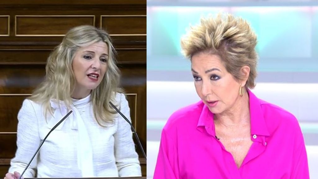 Ana Rosa no se muerde la lengua tras el comentario de Yolada Díaz: "No han trabajado en su vida"