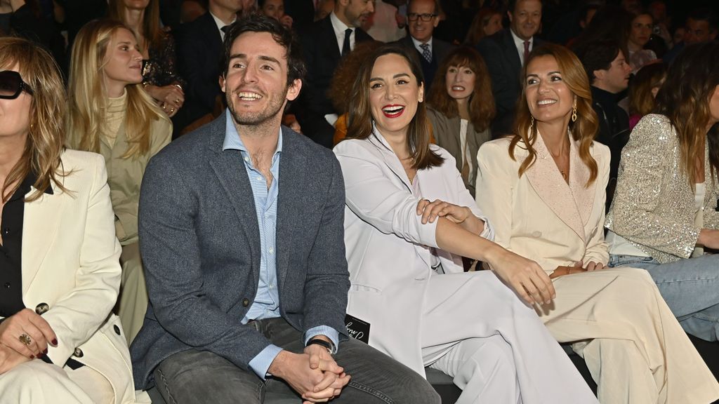 Tamara Falcó e Íñigo Onieva, en el 'front row' de la Mercedes-Benz Fashion Week