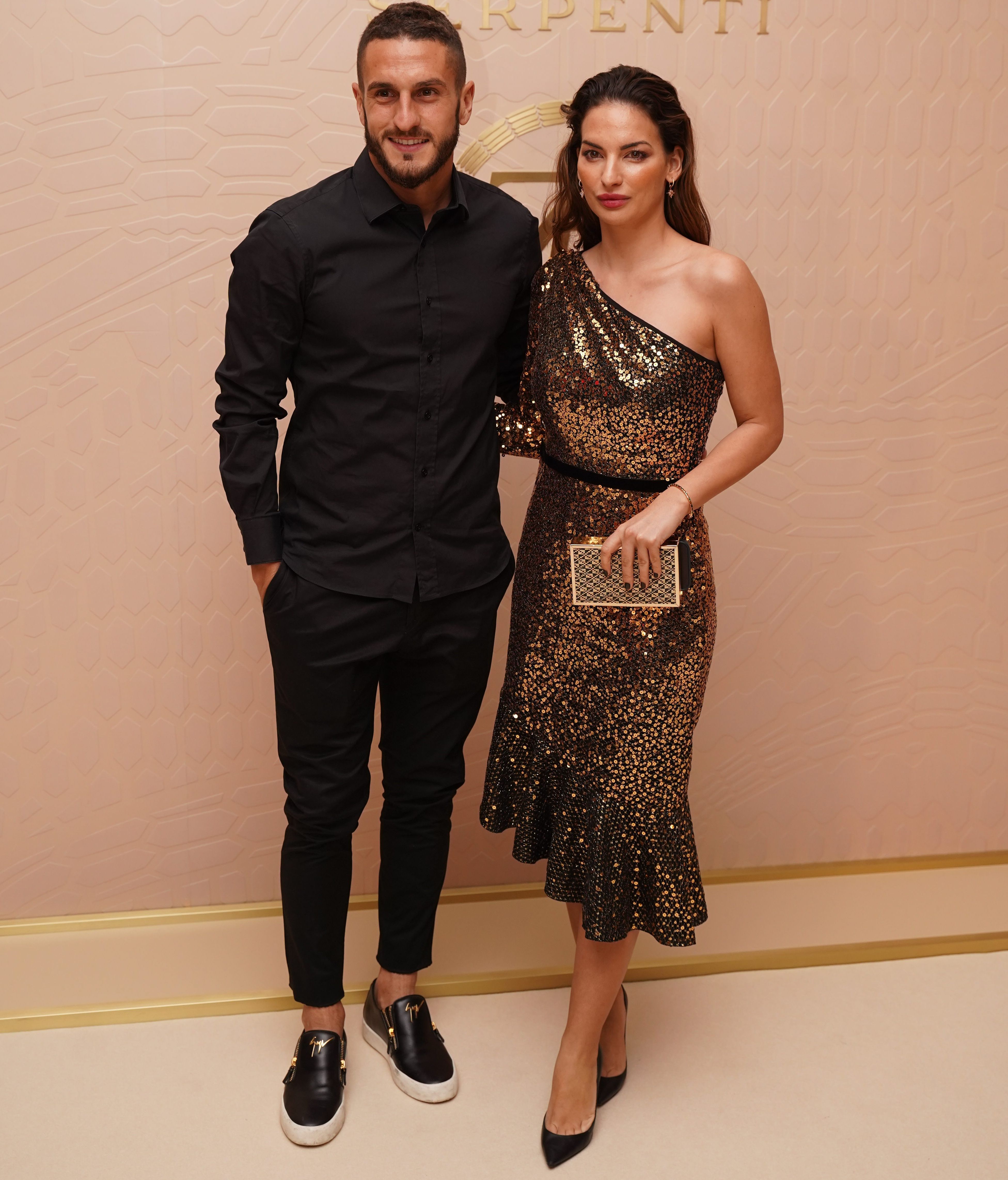 Koke Resurrección y Beatriz Espejel, en la fiesta de Bvlgari