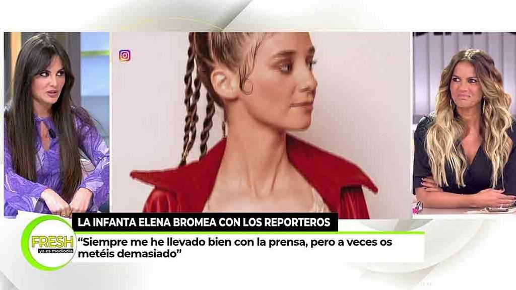 La infanta Elena estalla ante el posible futuro televisivo de Victoria Federica