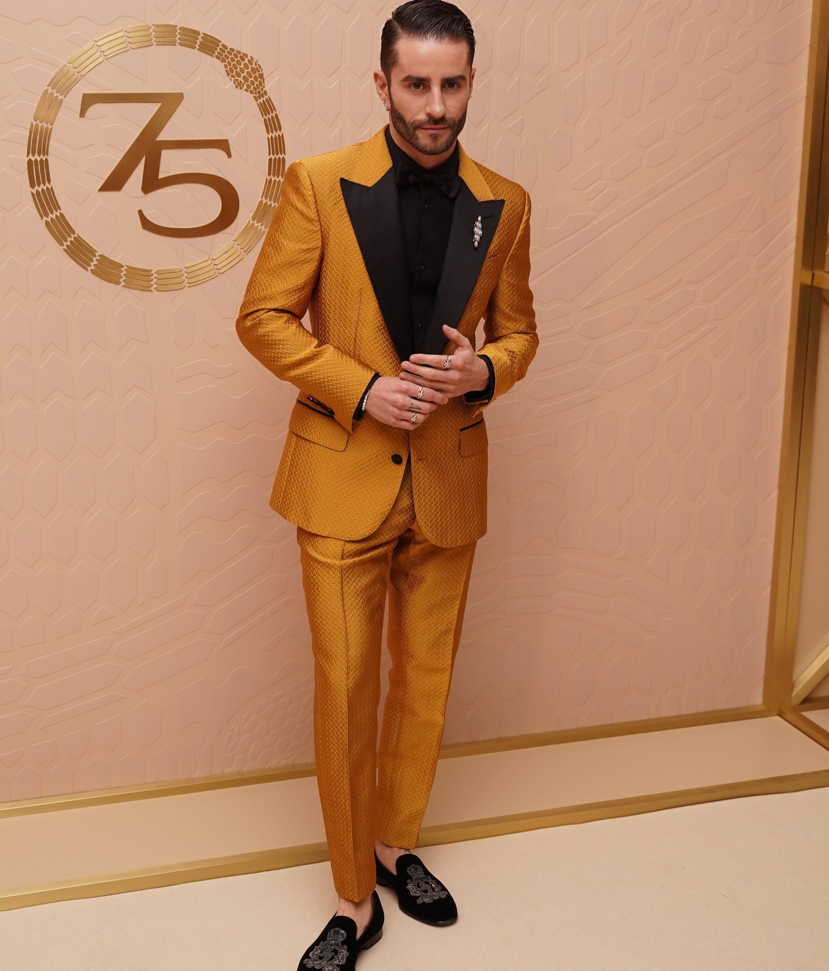 Pelayo Díaz, en la fiesta de Bvlgari