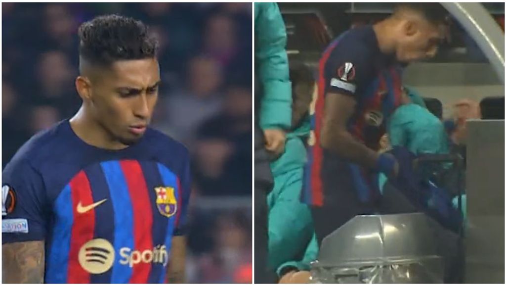 Raphinha pide perdón por su enfado y Xavi le quita importancia: “No va a pasar más"