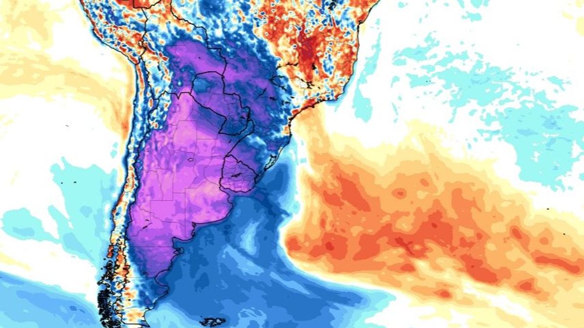 El termómetro se desploma en Argentina tras una ola de calor histórica