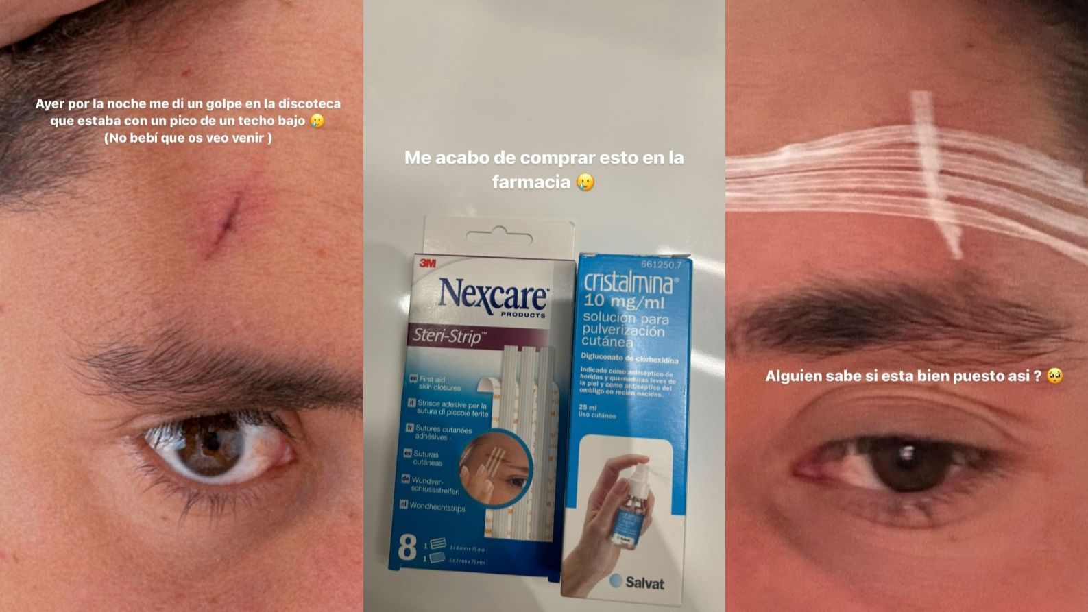 Javi Redondo tiene un accidente y acaba con puntos