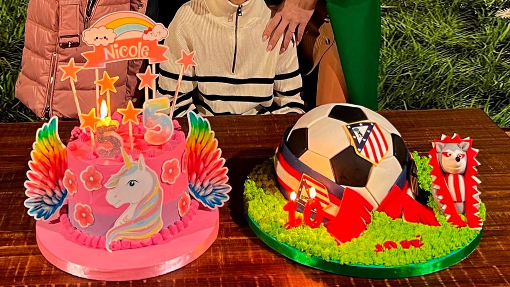 Las tartas de cumpleaños de los hijos de Ana María Aldón y Gema Aldón