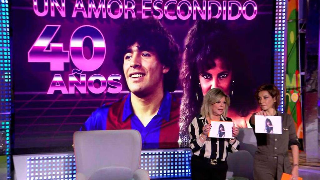 Maradona y Ana Obregón