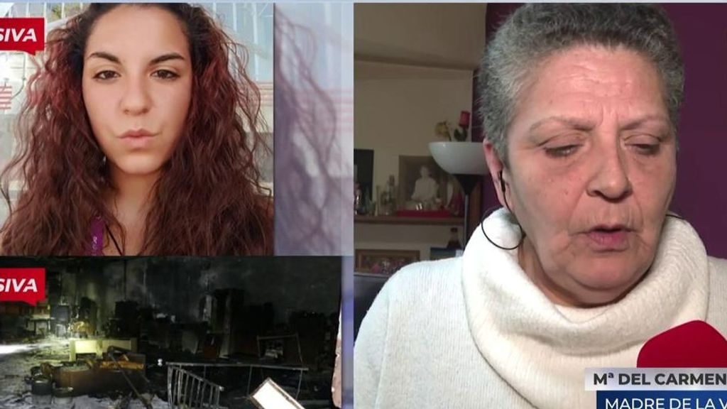 María del Carmen Limón, madre de Esther, fallecida en el incendio de una nave en Torrejón de Ardoz (Madrid): “Su pareja la agredía”
