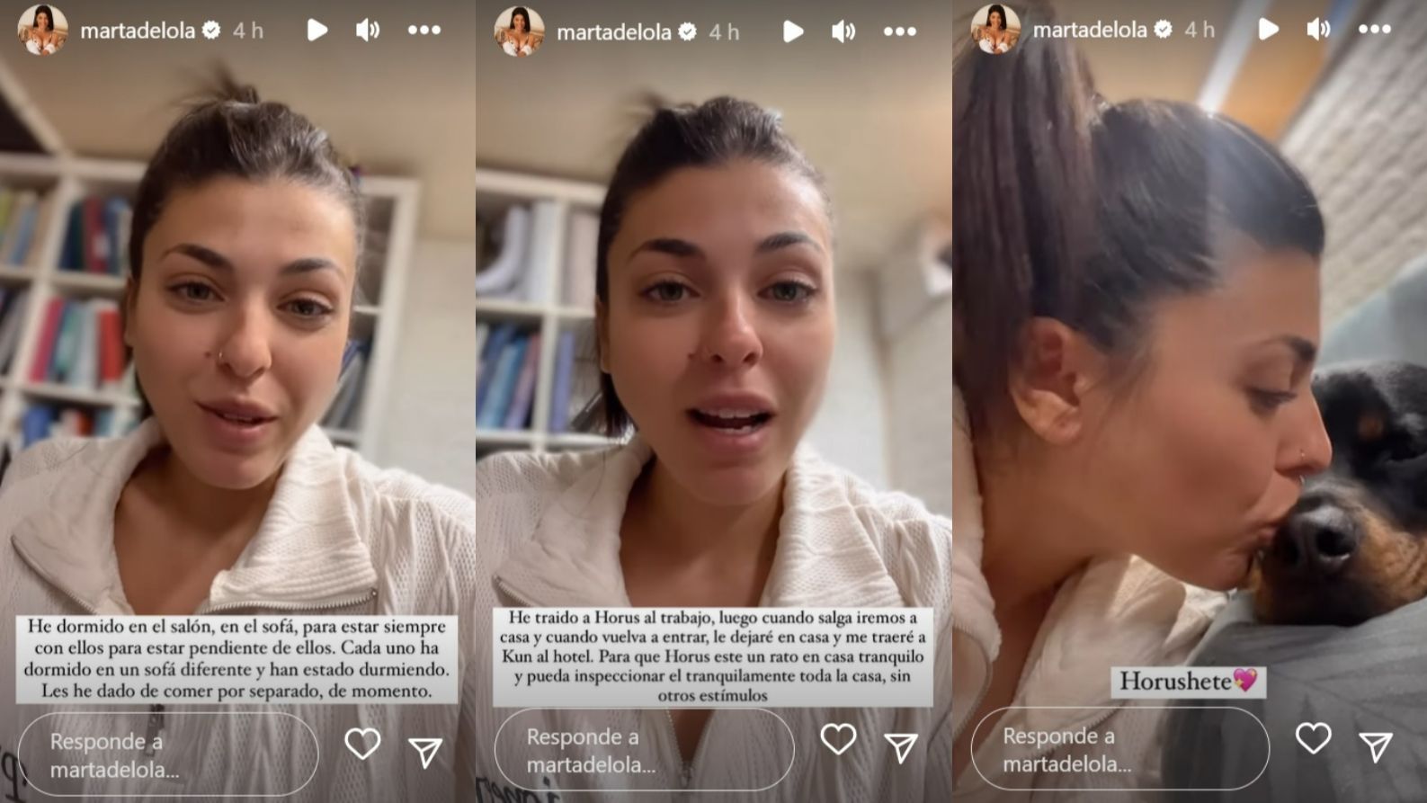 Lola habla de la primera noche de Horus en su vuelta a casa