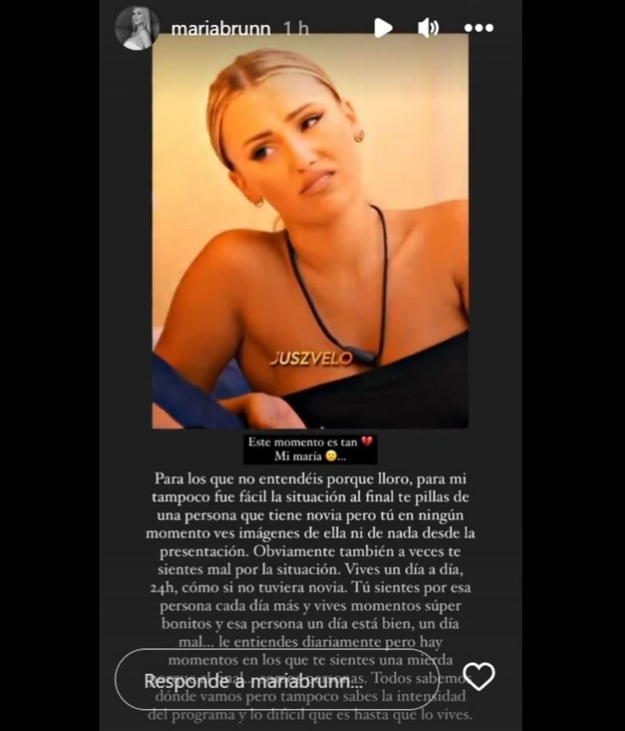 María Aguilar explica por qué lloró en su reencuentro con David