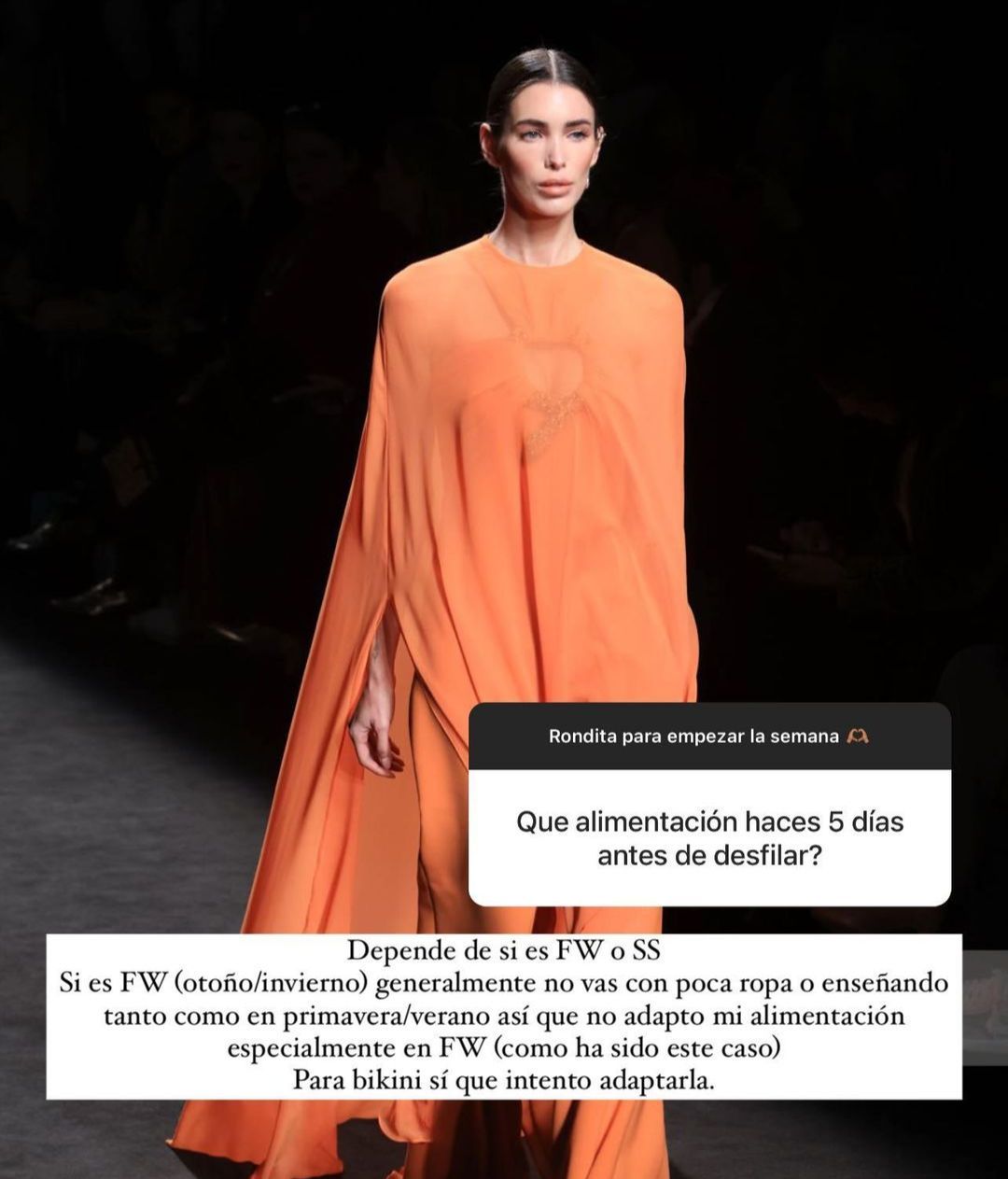 Marta López Álamo, en la MFBWM FW 23/24