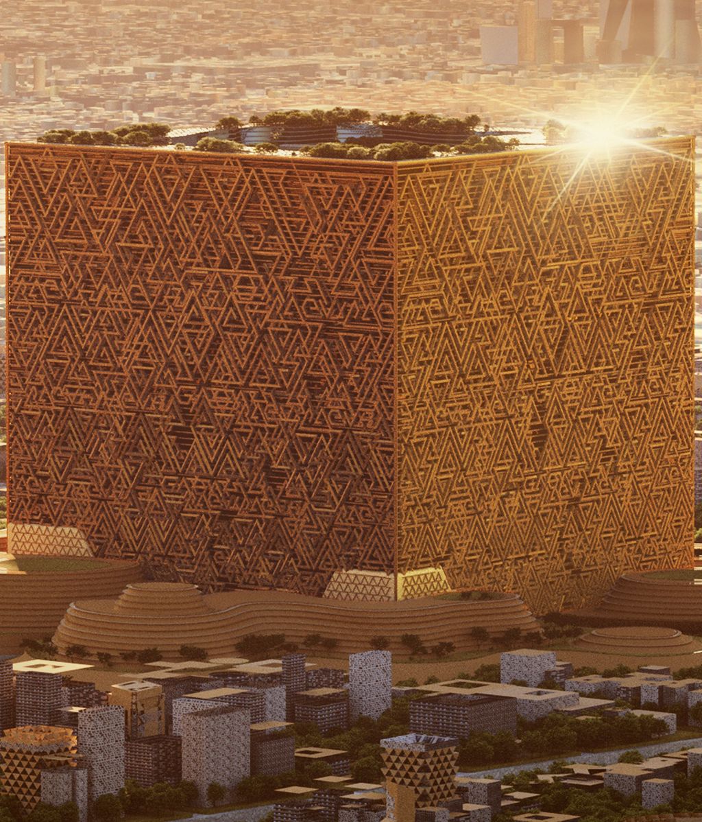 Mukaab, el gigantesco cubo que está construyendo Arabia Saudí