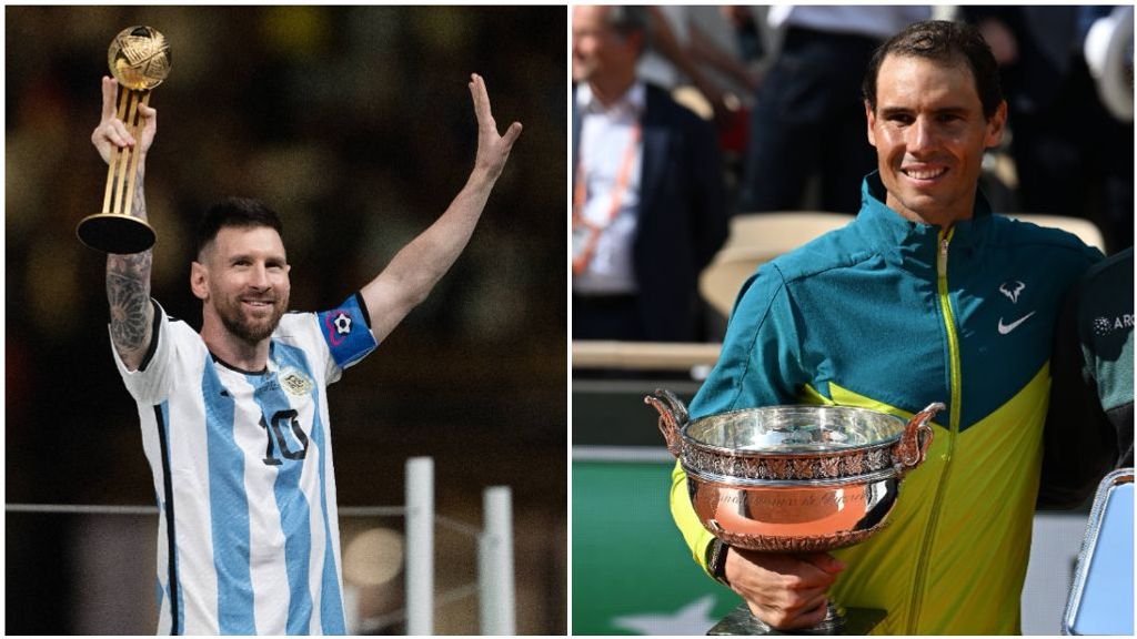 Rafa Nadal apoya a Messi en la nominación al mejor deportista del año: "Te lo mereces tú"