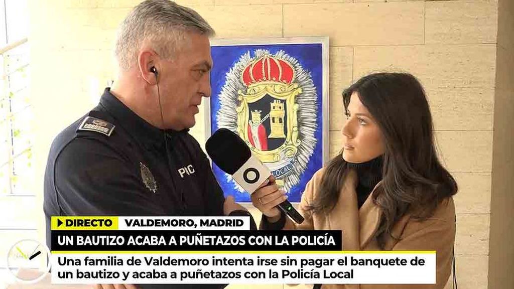 Un bautizo de más de 19 horas acaba en puñetazos con la policía local de Valdemoro