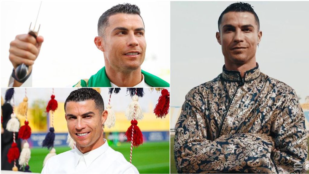 Cristiano Ronaldo ya ejerce de embajador de Arabia Saudita: celebra el día de su fundación con el Al-Nassr