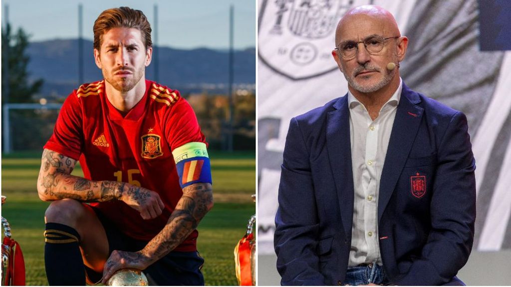 De no mencionar ni su nombre, a la defensa de su edad: los 'palos' de Sergio Ramos, a Luis de la Fuente