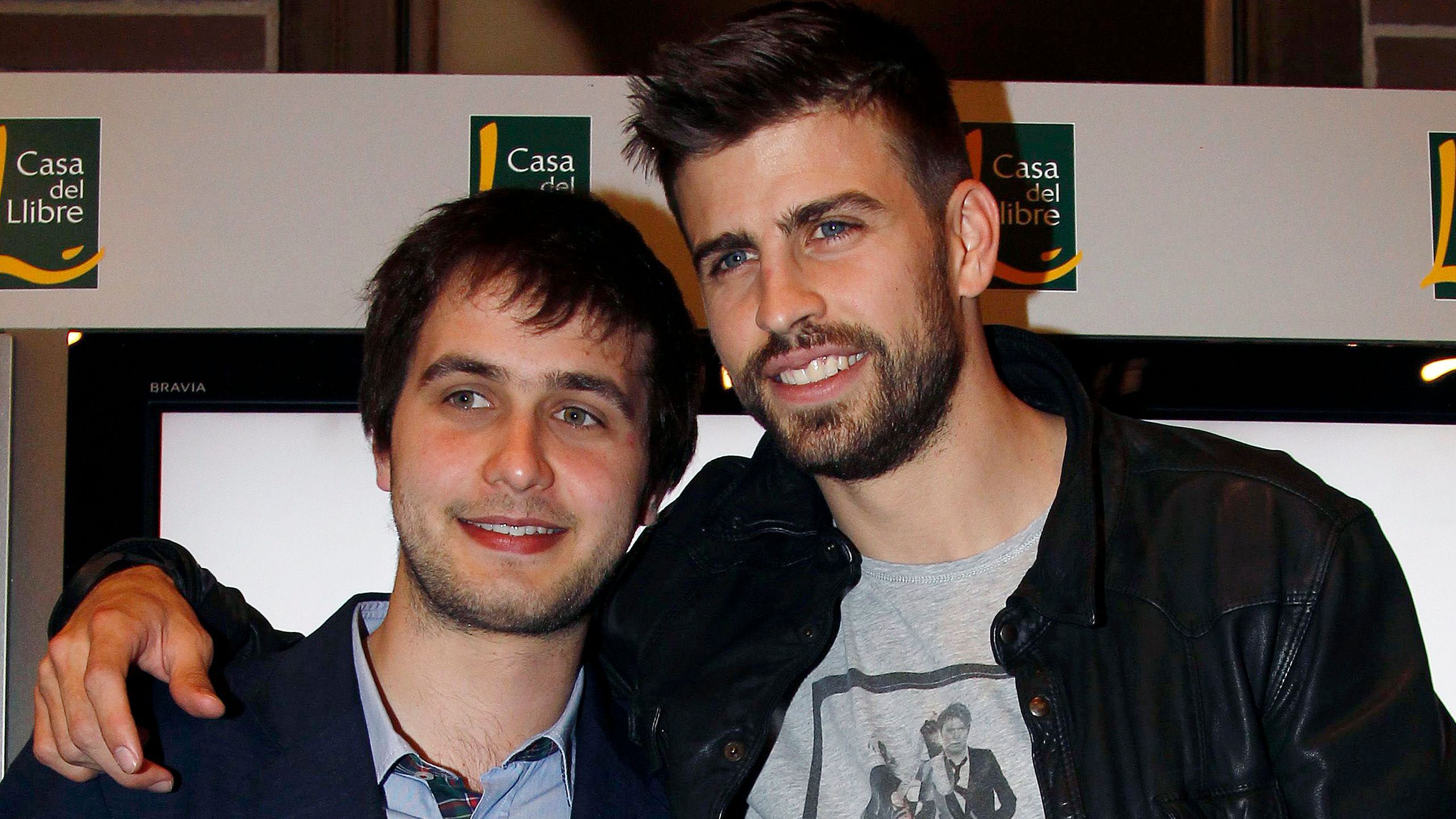 Gerard y Marc Piqué, en una imagen de archivo