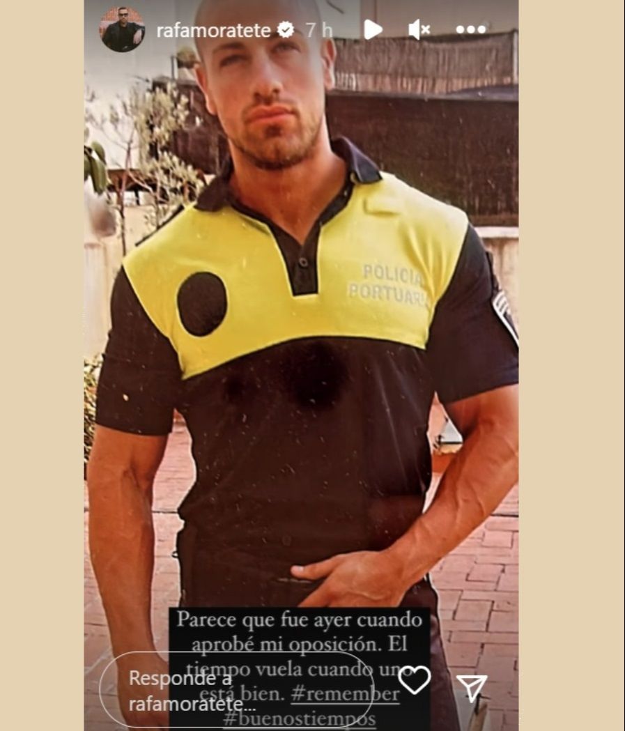 Rafa Mora recuerda sus años como policía portuario