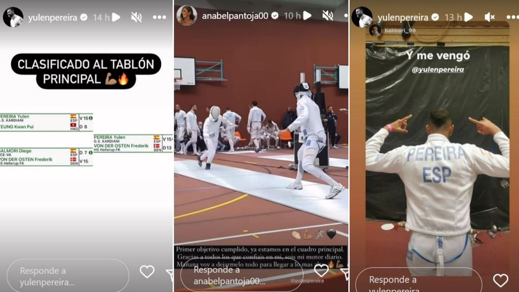 Anabel Pantoja celebra el último logro deportivo de su novio Yulen Pereira