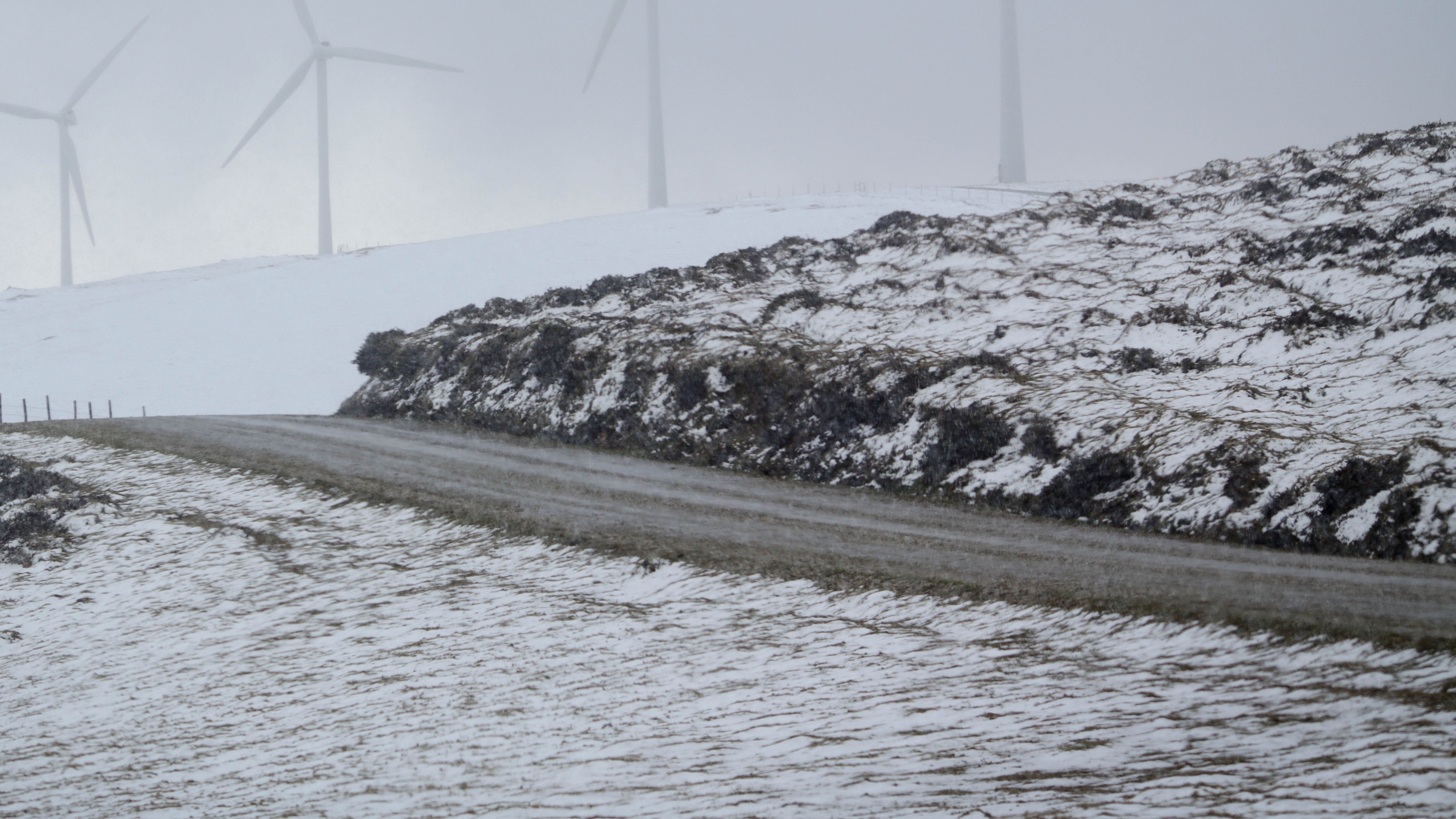 Las imágenes que deja la nieve en Galicia