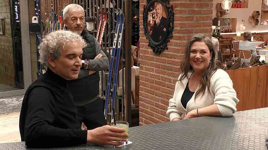 Raquel y Juan Pablo en 'First Dates'