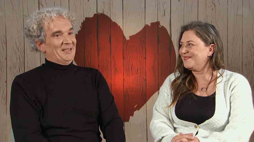 Raquel y Juan Pablo en 'First Dates'