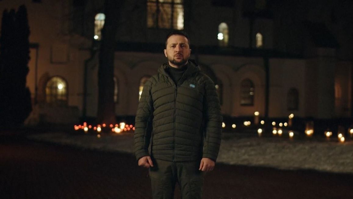 Volodímir Zelenski hace recuento en el primer aniversario de la guerra en Ucrania