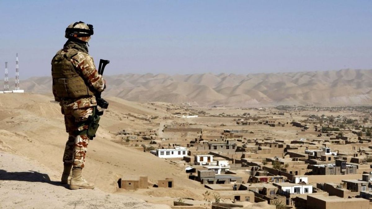 Un soldado del Ejército de Tierra español