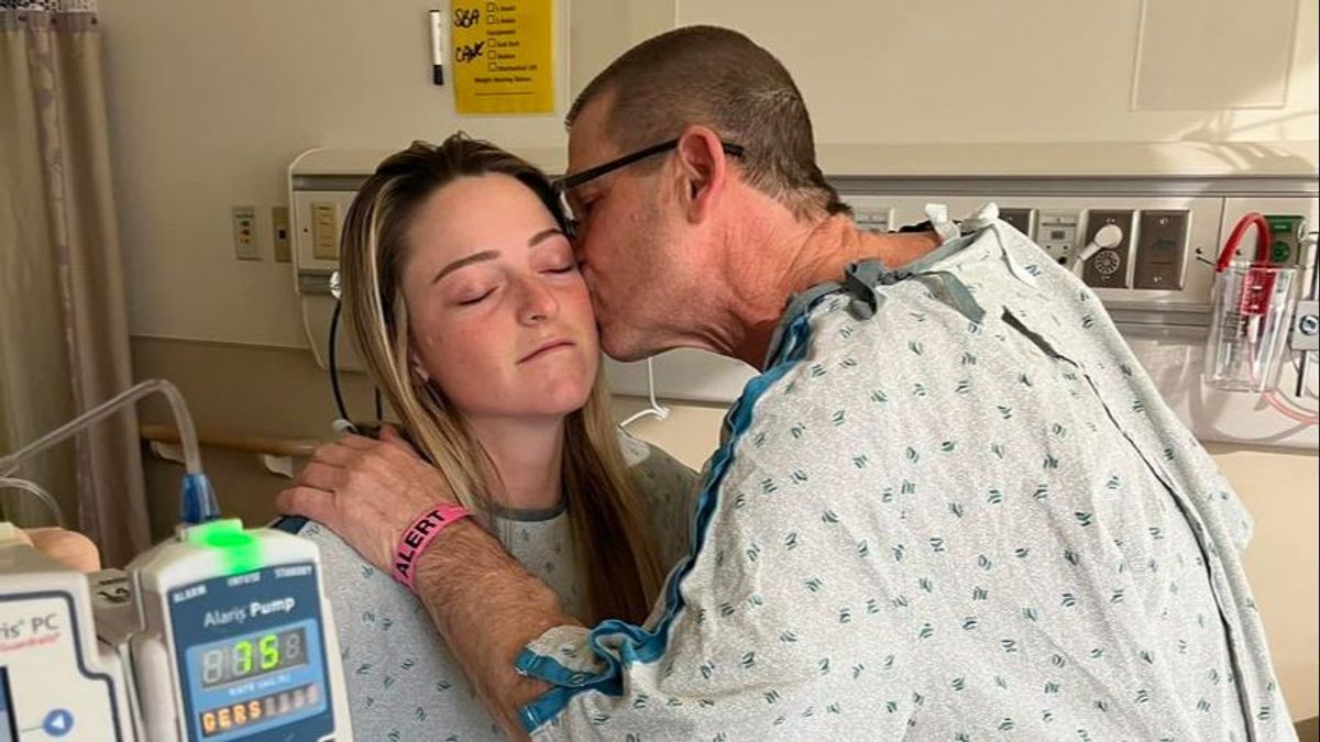 Delayne Ivanowski, la joven que ha donado un riñón a su padre, John Ivanowski