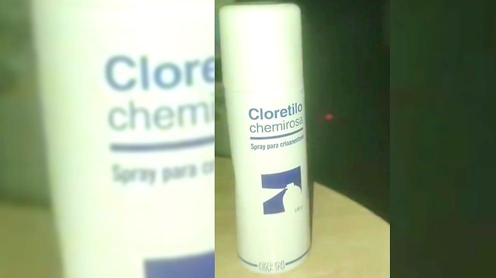 Chlorethyl The Trendy Anesthetic That Creates Habit In Younger   Cloretilo E8f8 