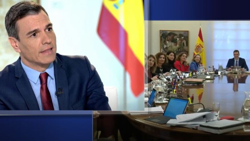 Pedro Sánchez ante Piqueras: "El Gobierno de coalición no se va a romper por la ley del sí es sí"