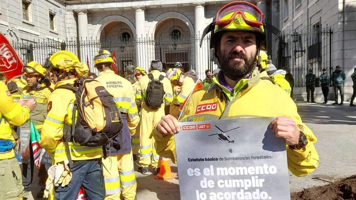 Carlos Martín, Bomberos Forestales CCOO