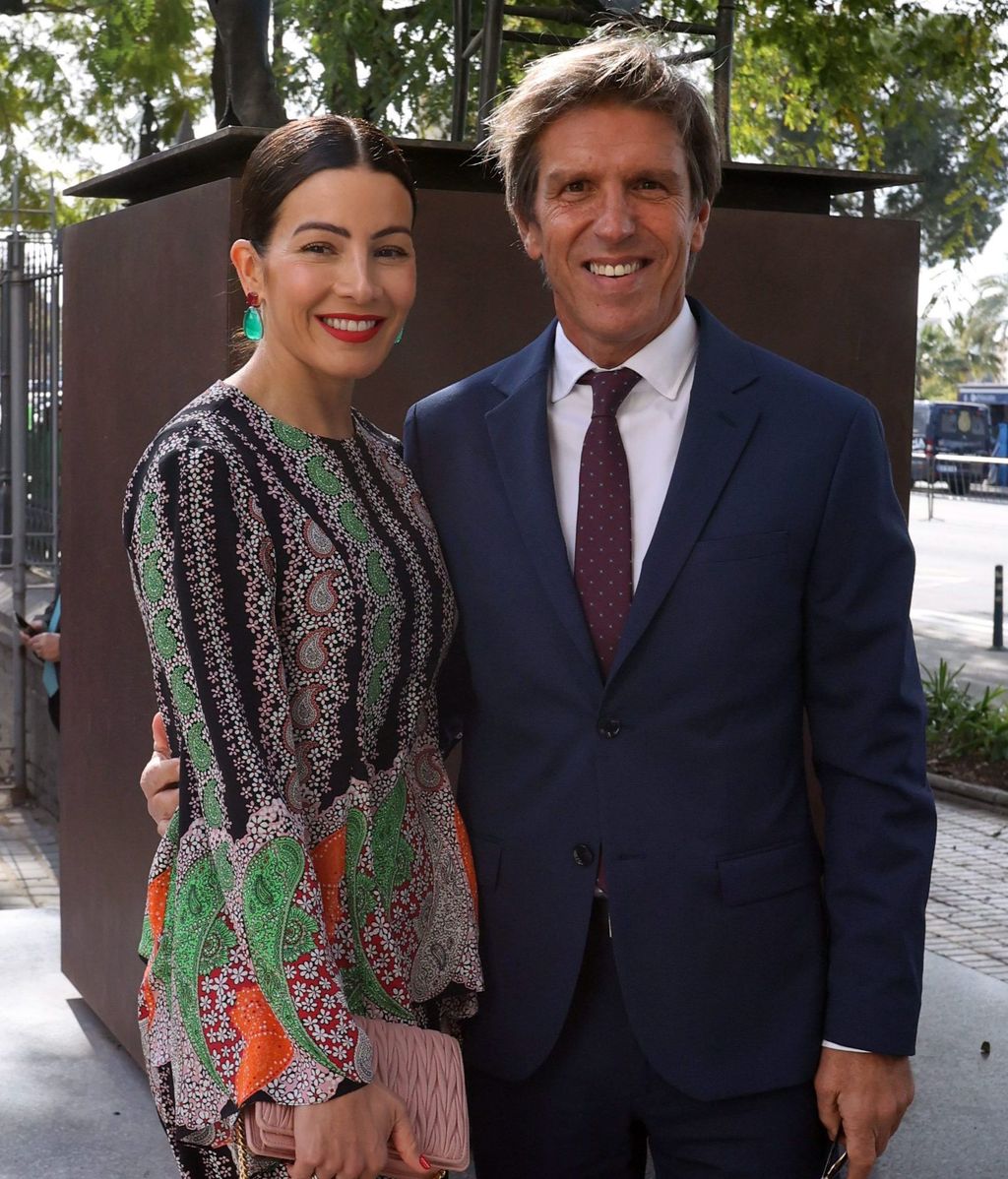 Manuel Díaz, junto a Virginia Troconis en el gran día de su padre