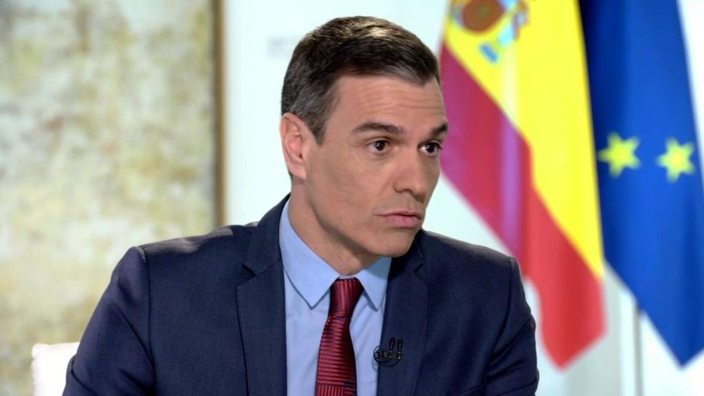 Pedro Sánchez, en Informativos Telecinco