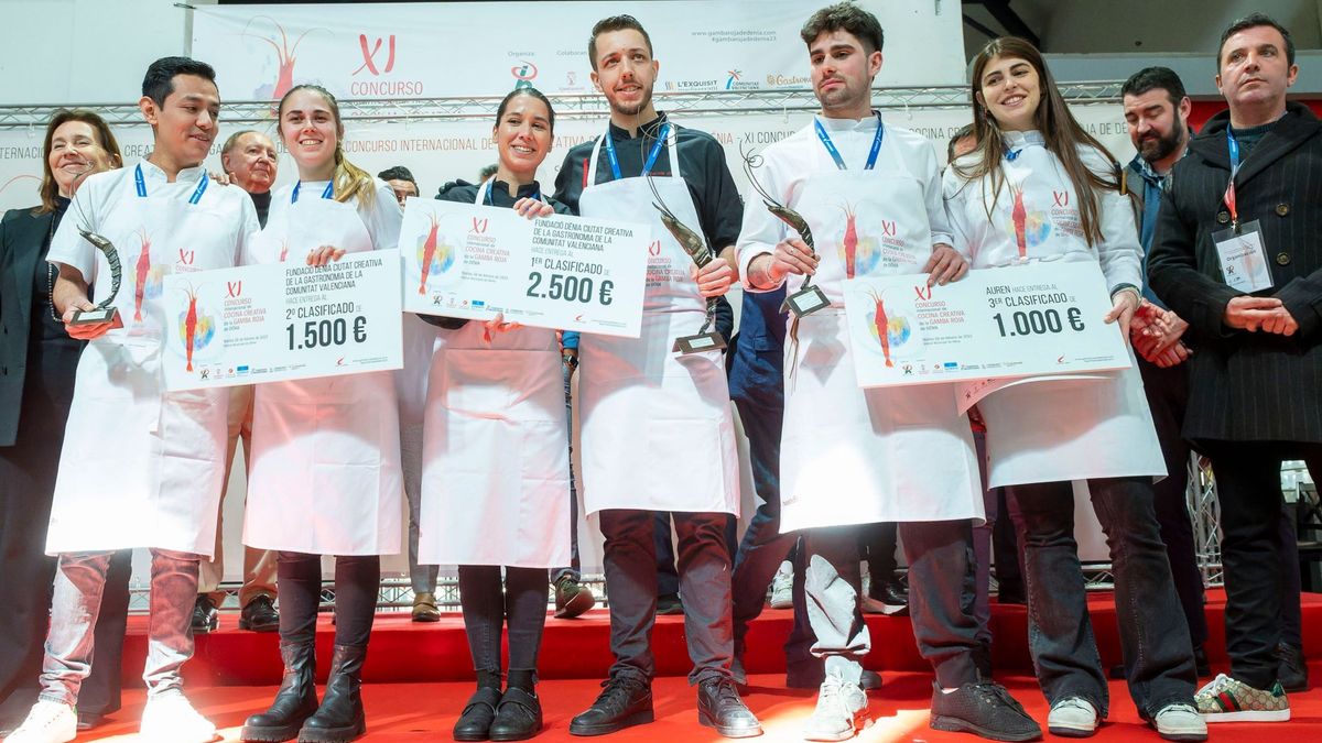 Premiados del Concurso Internacional de Cocina Creativa de la Gamba Roja de Dénia en 2023