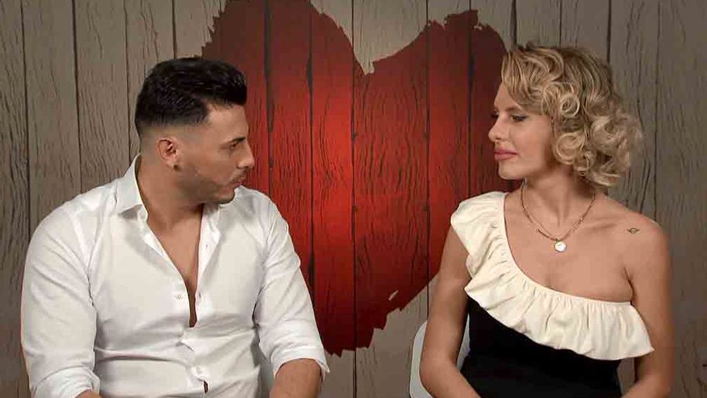 Sandra y David durante su cita en 'First Dates'