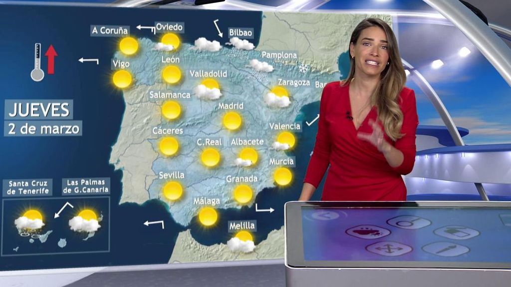 El jueves habrá aviso naranja por frío extremo y tormentas de granizo