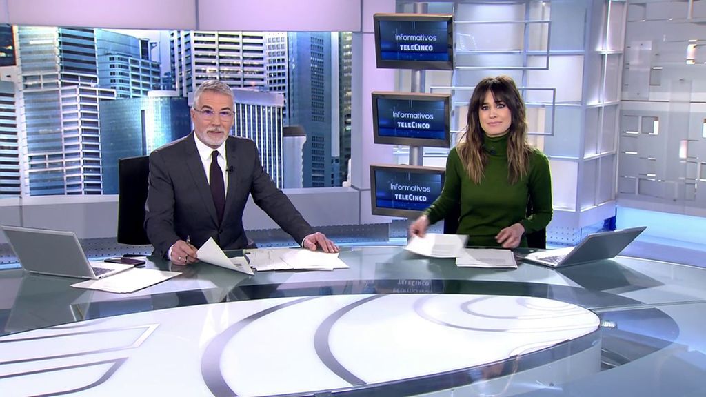 Con David Cantero e Isabel Jiménez Informativos Telecinco 2023 Mediodía 01/03/2023
