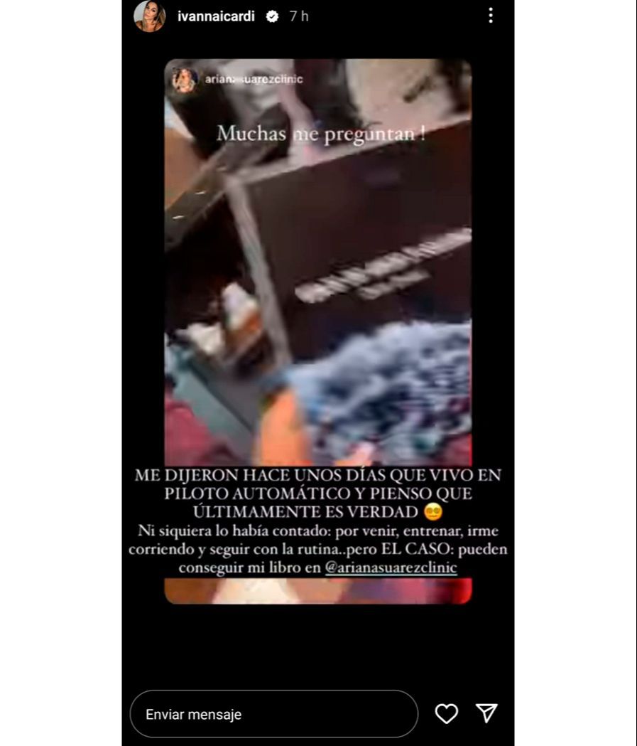 Ivana Icardi está viviendo una etapa estresante y de cambios muy rápidos