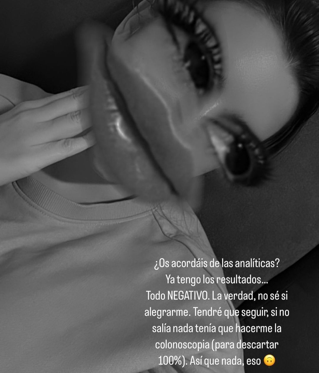 Marina García se someterá próximamente a una colonoscopia