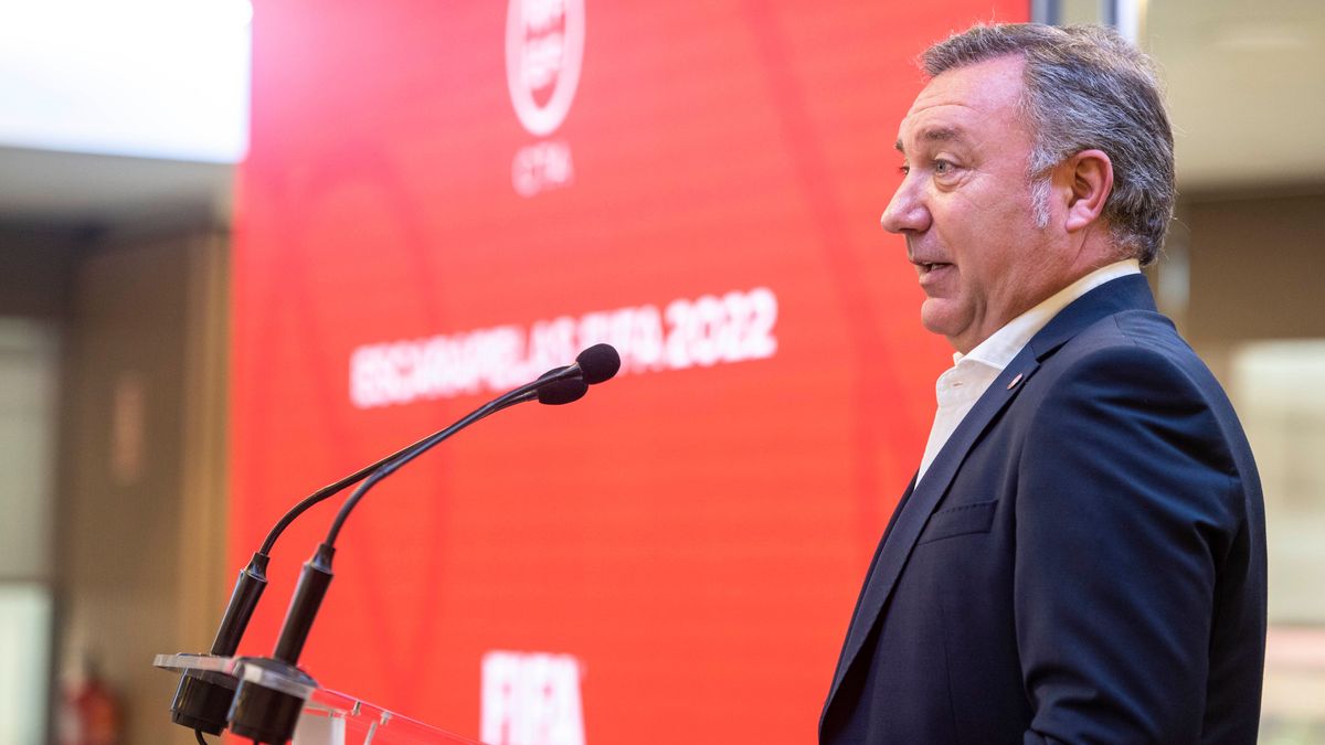 Acto CTA con la FIFA
SOLO USO EDITORIAL, SOLO DISPONIBLE PARA ILUSTRAR LA NOTICIA QUE ACOMPAÑA (CRÉDITO OBLIGATORIO)
FOTO RFEF Acto CTA con la FIFA
SOLO USO EDITORIAL, SOLO DISPONIBLE PARA ILUSTRAR LA NOTICIA QUE ACOMPAÑA (CRÉDITO OBLIGATORIO)
FOTO RFEF