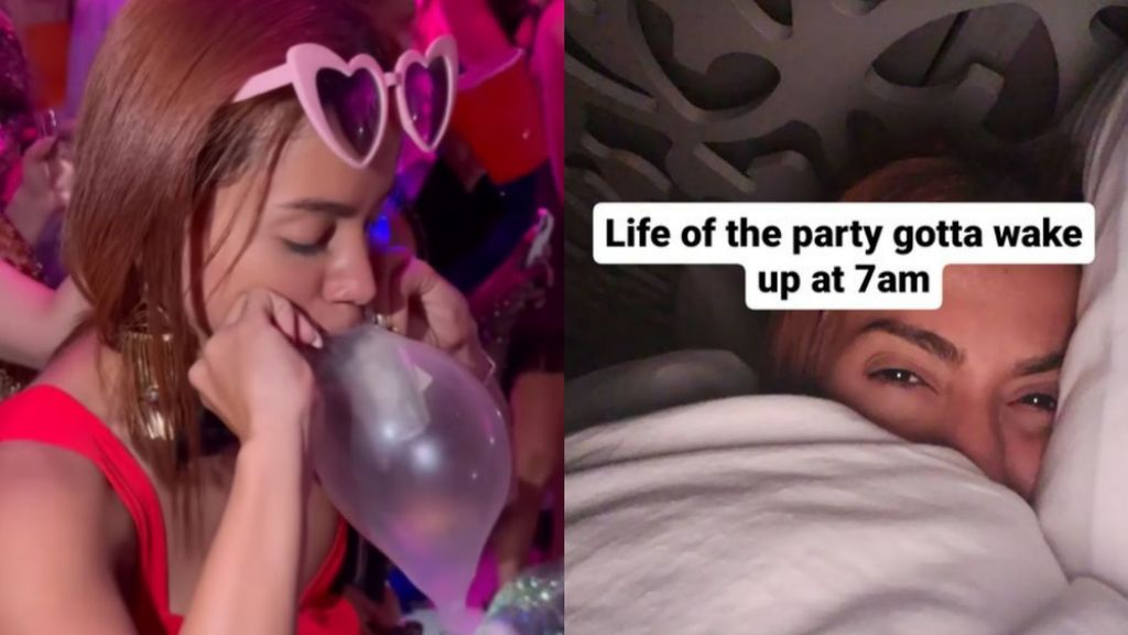 Anitta en la fiesta