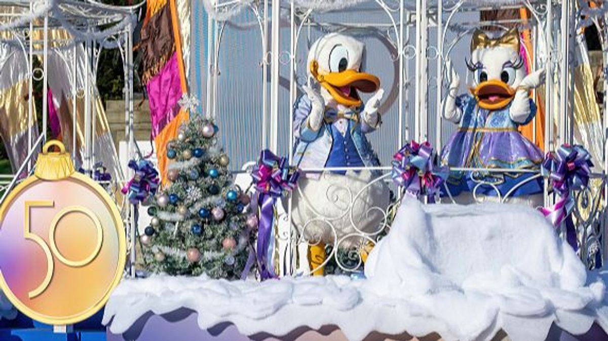 El pato Donald y Daisy celebran su 50 cumpleaños